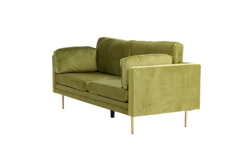 Boom Fløyelssofa 3-seter - Grønn - Møbler - Sofaer - Fløyel sofaer