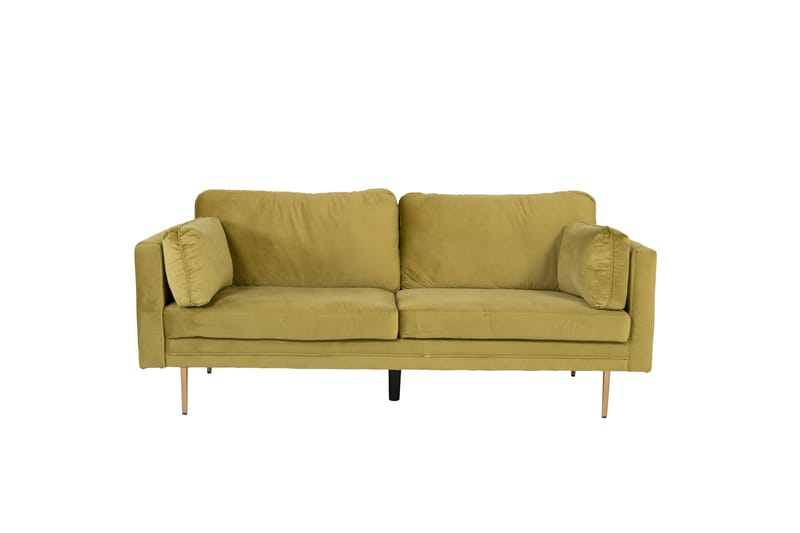 Boom Fløyelssofa 3-seter - Grønn - Møbler - Sofaer - Fløyel sofaer