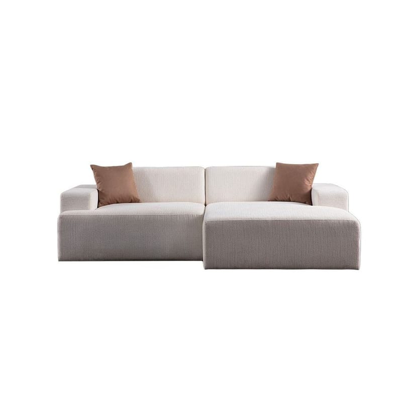 Branorin 3-seters Hjørnesofa - Kremhvit - Møbler - Sofaer - Sofa med sjeselong