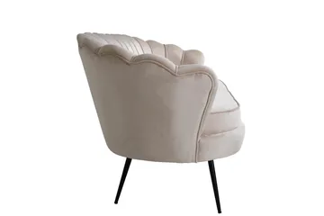 Calais 3-seter Sofa Fløyel - Beige - Møbler - Sofaer - Fløyel sofaer