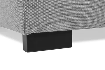 Crazy 5-seters Høyrevendt U-formet X-Large Sofa med Divan og Sjeselong i Stoff - Grå - Møbler - Sofaer - U-sofa
