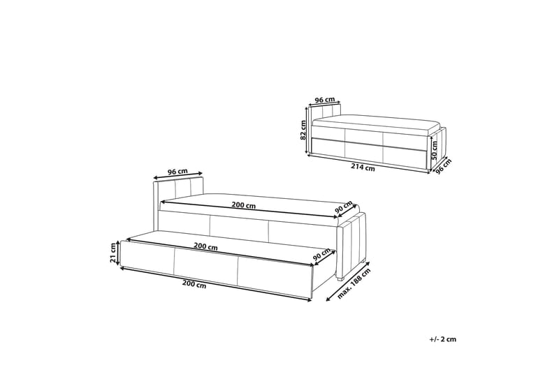Marmande Dagseng 90|200 Cm - Grønn - Møbler - Sofaer - Dagsenger