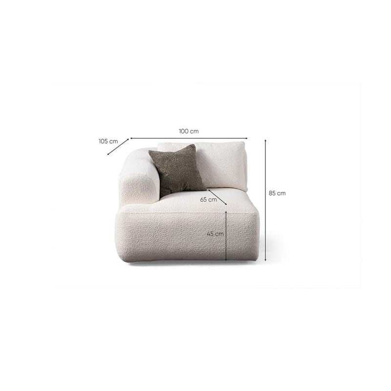 Dashwood 2-seters sofa - Hvit - Møbler - Sofaer - 2 seter sofa