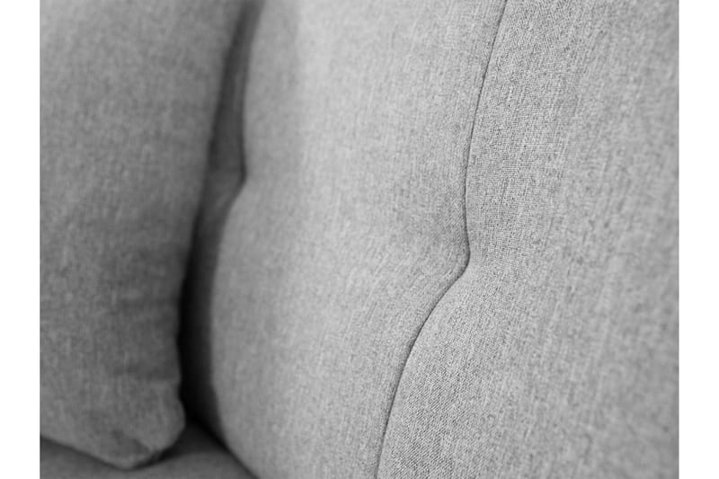 Djerra Sovesofa med Sjeselong 3-seter i Kunstlær - Svart / Grå - Møbler - Sofaer - Sovesofaer