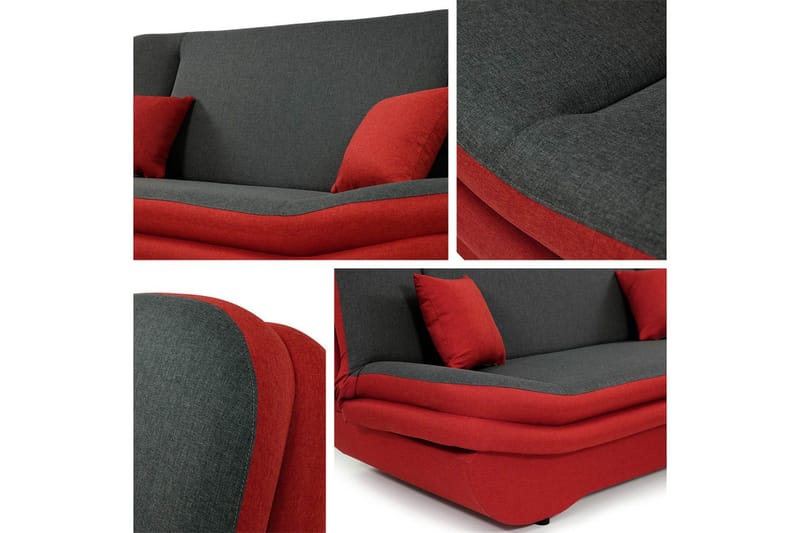 Figurelle Sovesofa 2-seter i Chenille - Grønn - Møbler - Sofaer - Sovesofaer