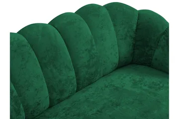 Adrial 2-seters Sofa - Fløyel/Blå/Gull - Møbler - Sofaer - Fløyel sofaer