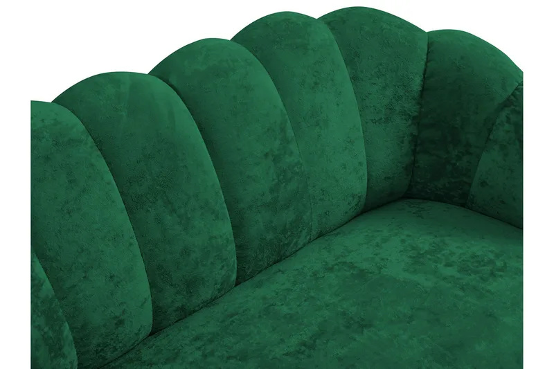 Adrial 2-seters Sofa - Fløyel/Rosa/Gull - Møbler - Sofaer - Fløyel sofaer