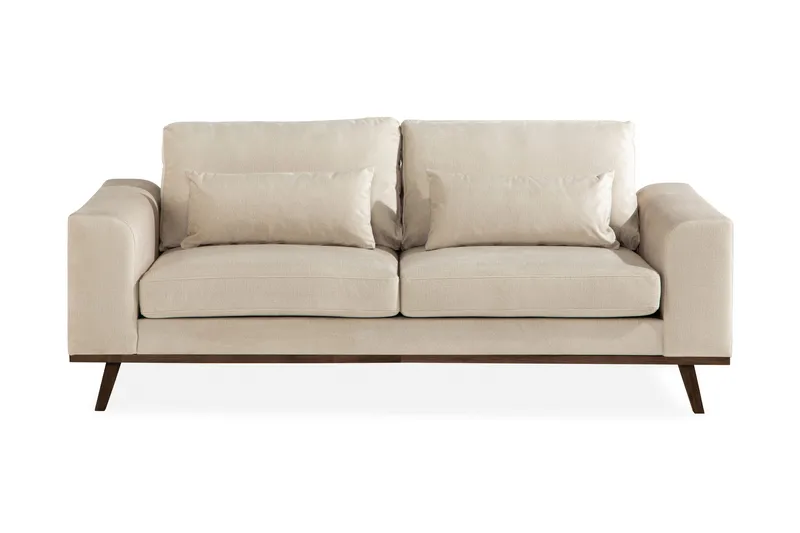 Copenhagen 2-seters Fløyelssofa, Beige