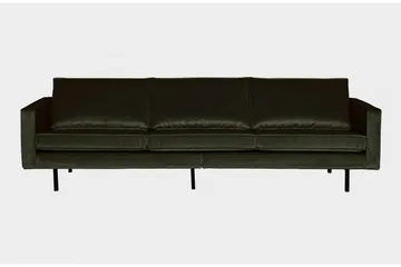 Lissbon 3-seters Fløyelssofa - Grønn - Møbler - Sofaer - Fløyel sofaer