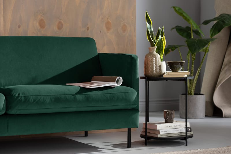 Teodin Fløyelssofa 3-seters - Grønn - Møbler - Sofaer - Fløyel sofaer