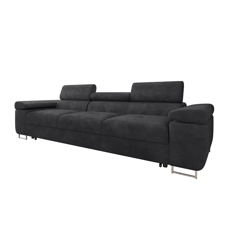 Gabina 3-seters sofa, svart
