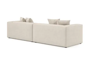 Havana 3-seters Lav Sofa med vendbar divan - Beige - Møbler - Sofaer - Sofa med sjeselong