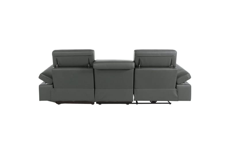 Hjørnesofa 3-seter Rayland Grå, PU, Høyre Elektrisk Recliner - Grå, PU, Høyre Elektrisk Recliner - Møbler - Sofaer - Skinnsofaer
