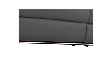 Hjørnesofa 3-seter Pareli Grå, Lær/PU, Høyre Manuell Recliner - Grå, Lær/PU, Høyre Manuell Recliner - Møbler - Sofaer - Skinnsofaer