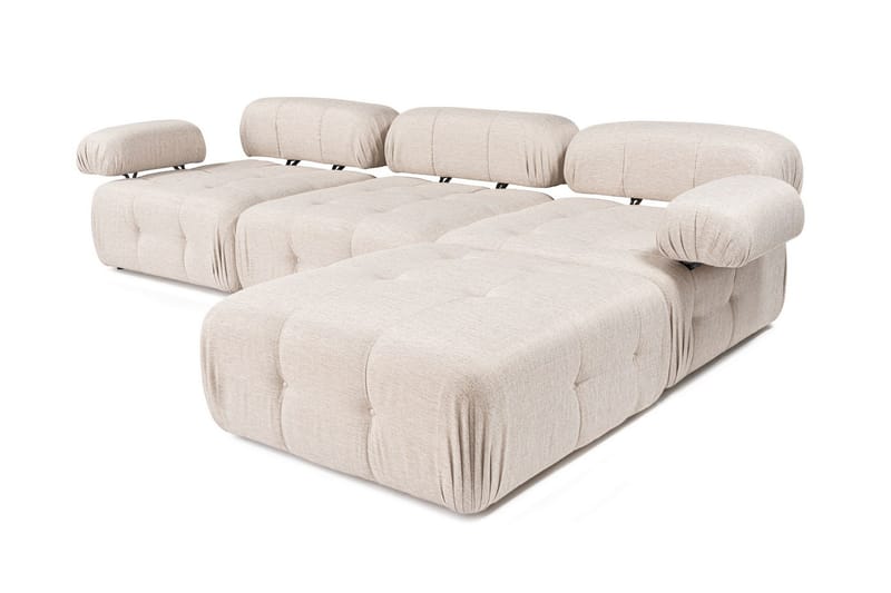 Belgin Hjørnesofa 3-seter - Lyse brun - Møbler - Sofaer - Modulsofaer - Komplett modulsofa
