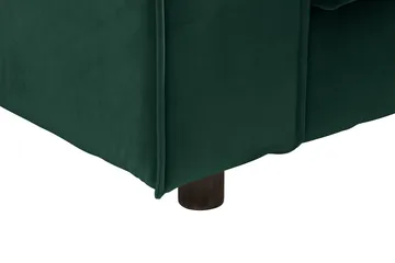 Cloudia Hjørnesofa Large Fløyel - Grønn - Møbler - Sofaer - Hjørnesofa