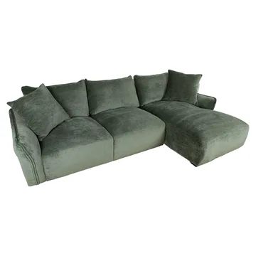 Hjørnesofa Denvi Høyre - mintgrønn - Møbler - Sofaer - Sofa med sjeselong