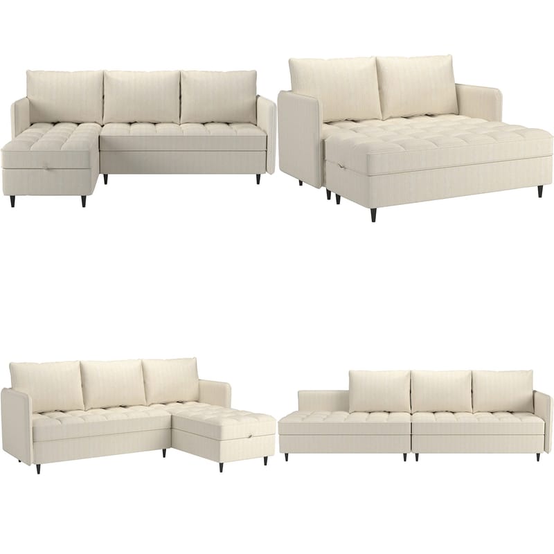 Lindhus Hjørnesofa 3-seter - Brun - Møbler - Sofaer - Sofa med sjeselong