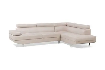 Norrea Hj ørnesofa 261 cm - Beige - Møbler - Sofaer - Hjørnesofa