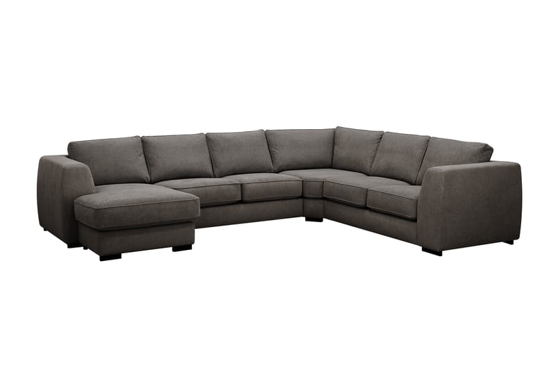 Optus 5-seters hjørnesofa med vendbar divan - Mørkegrå - Møbler - Sofaer - Hjørnesofa - Hjørnesofa med divan