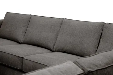 Optus 5-seters hjørnesofa med vendbar divan - Mørkegrå - Møbler - Sofaer - Hjørnesofa - Hjørnesofa med divan