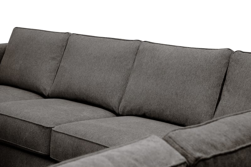 Optus 5-seters hjørnesofa med vendbar divan - Mørkegrå - Møbler - Sofaer - Hjørnesofa - Hjørnesofa med divan