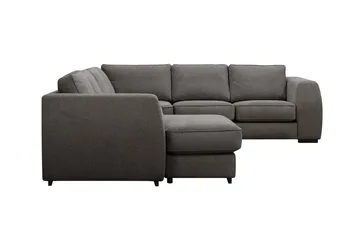 Optus 5-seters hjørnesofa med vendbar divan - Mørkegrå - Møbler - Sofaer - Hjørnesofa - Hjørnesofa med divan