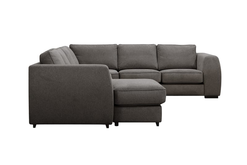 Optus 5-seters hjørnesofa med vendbar divan - Mørkegrå - Møbler - Sofaer - Hjørnesofa - Hjørnesofa med divan