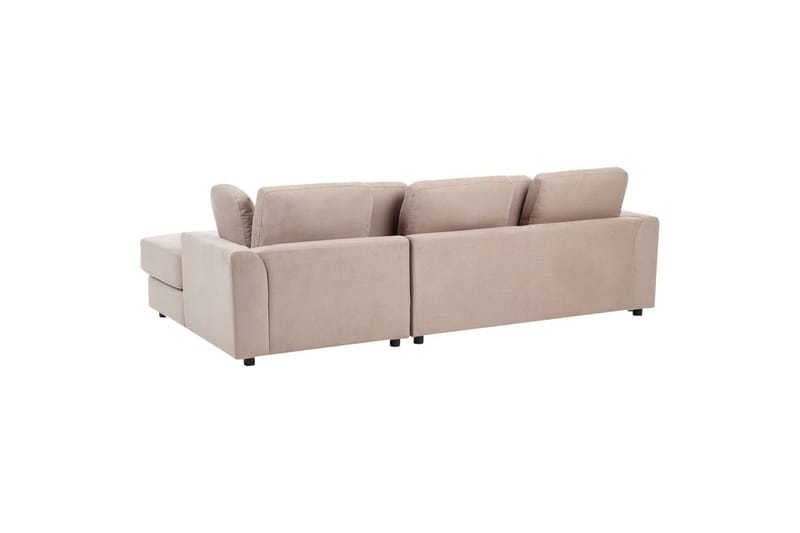 Hörnsoffa Beliani Kohlo Vänstervänd Taupe - Møbler - Sofaer - Sofagrupper