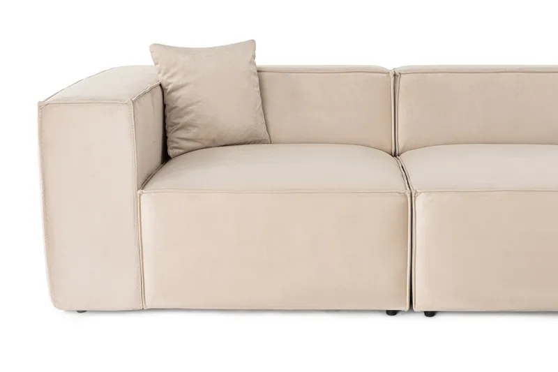 Kaolins Sofa 3-seter - Krem - Møbler - Sofaer - Modulsofaer - Komplett modulsofa