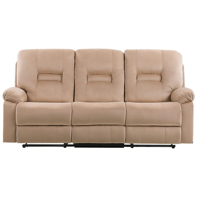 3-seters sofa Rovik - Beige - Møbler - Sofaer - Reclinersofaer - 3 seters kinosofa & reclinersofa