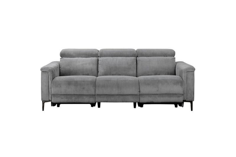Lund Reclinersofa 3-seter, Grå