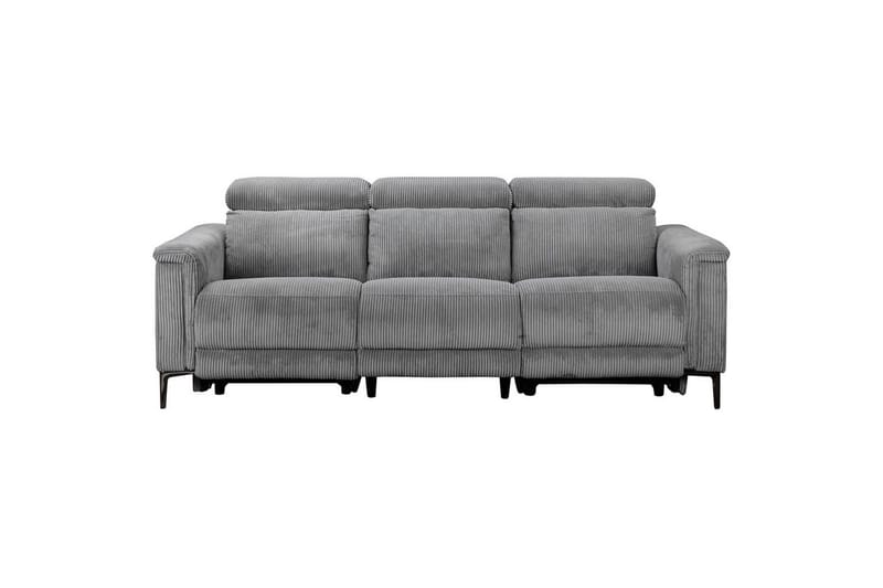 Lund Reclinersofa 3-seter, Grå