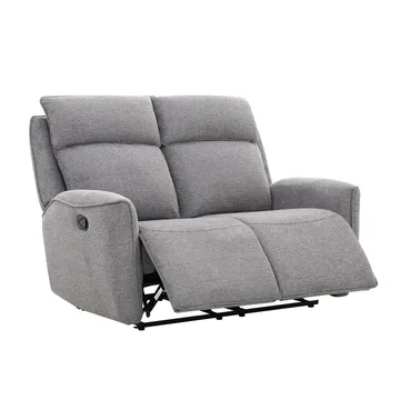 Reclinersofa Östvik 2-seter med manuell mekanisme - grå - Møbler - Sofaer - Reclinersofaer - 2 seters kinosofa & reclinersofa