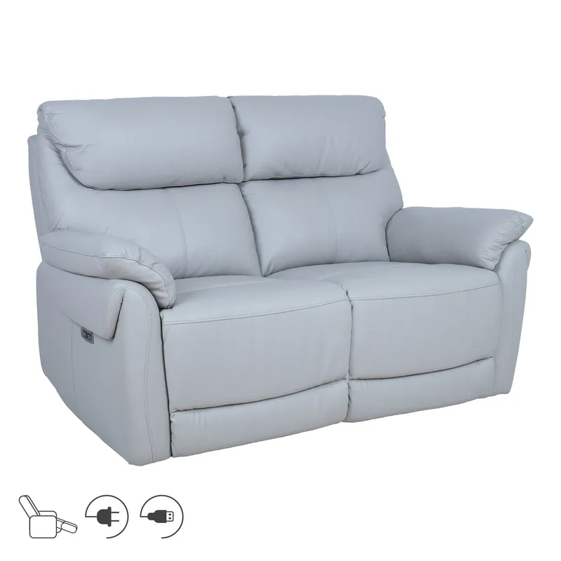 Reclinersofa Dalsor 2-seter med elektrisk mekanisme, Beige