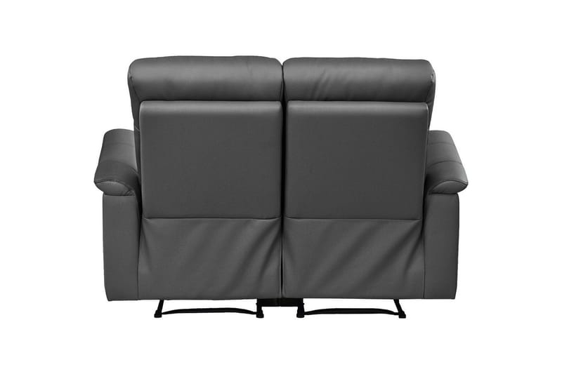 Sofa 2-seter Southbrook Grå, PU/tre/metall, Elektrisk recliner - Grå, PU/tre/metall, Elektrisk recliner - Møbler - Sofaer - Reclinersofaer - 2 seters kinosofa & reclinersofa
