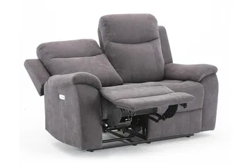 Sofa Milo 2-seter - Grå - Møbler - Sofaer - Reclinersofaer - 2 seters kinosofa & reclinersofa