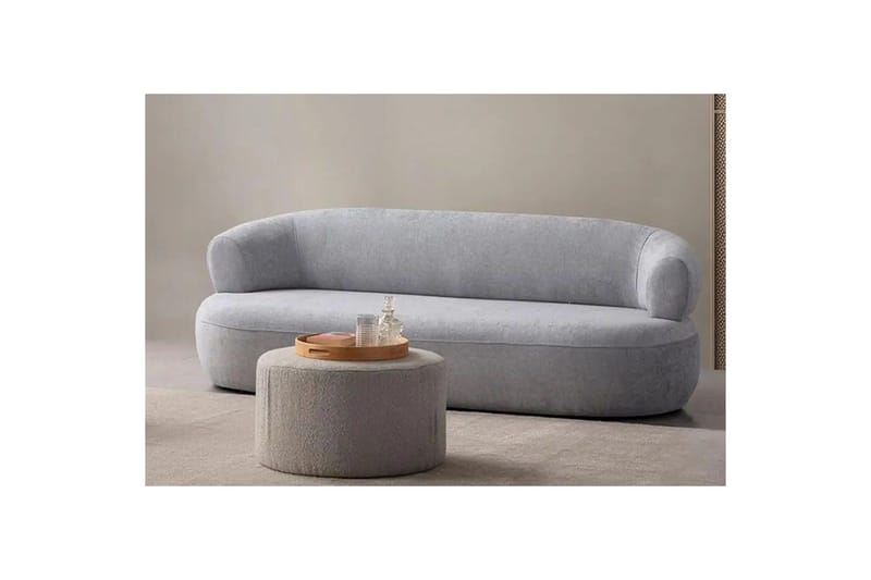 Kollumber Sofa 3-seter - Grå - Møbler - Sofaer - Sofa 3 seter