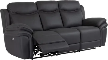 Livaro reclinersofa 3-seters elektrisk - Svart - Møbler - Sofaer - Sofa 3 seter