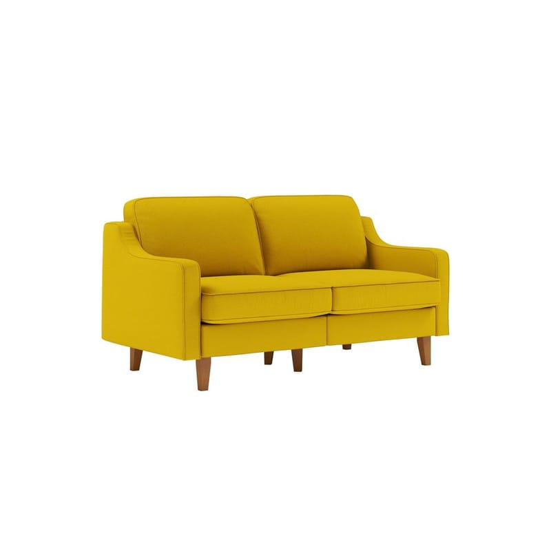 Lorvas 2-seters sofa, Gul