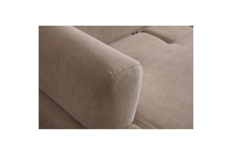 Malkiat Sofa 3-seter - Beige/Svart - Møbler - Sofaer - Sofa 3 seter