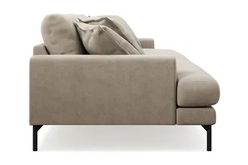Menard Premium 4-seters dyp sofa i stoff - Brun - Møbler - Sofaer - 4 seter sofa