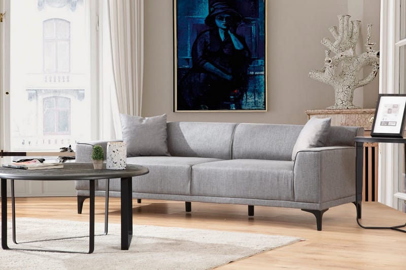 Mississauga Sofa 3-seter - Lys grå - Møbler - Sofaer - Sofa 3 seter