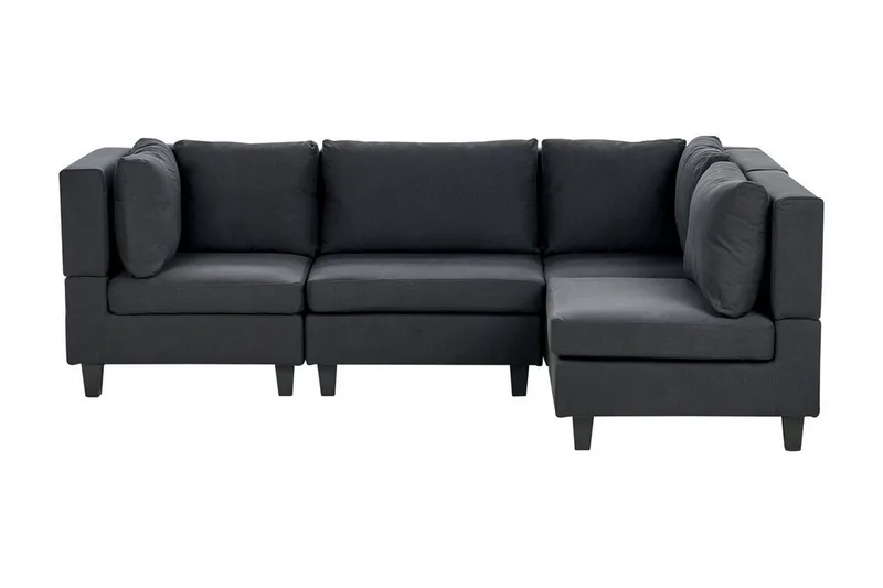 Buck Modulsofa 4-seter, Svart