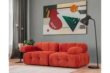 Belgin Modulsofa 2-seter - Rød Manchester - Møbler - Sofaer - Modulsofaer - Komplett modulsofa