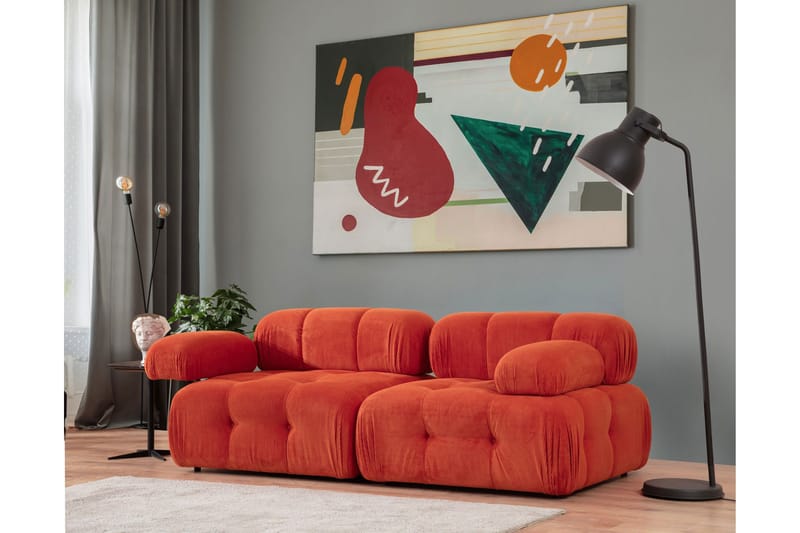 Belgin Modulsofa 2-seter - Rød Manchester - Møbler - Sofaer - Modulsofaer - Komplett modulsofa