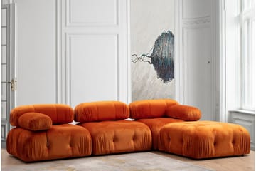 Belgin Midtmodul 95 cm - Oransje - Møbler - Sofaer - Modulsofaer - Midtmodul