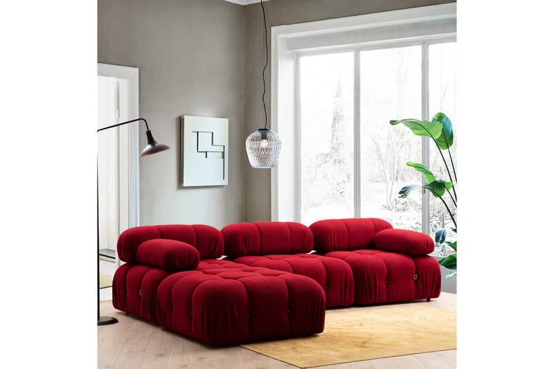 Belgin Midtmodul 95 cm - Rød - Møbler - Sofaer - Modulsofaer - Midtmodul
