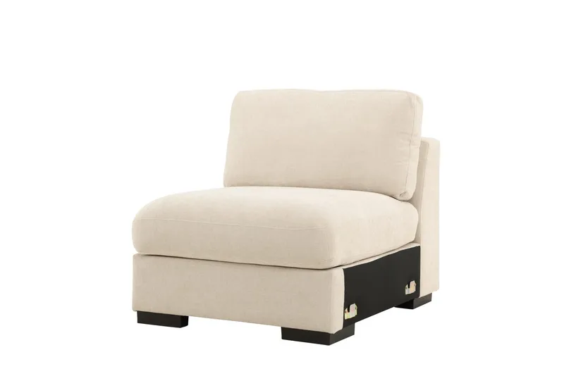 Midtmodul Salerno i stoff - Beige - Møbler - Sofaer - Modulsofaer - Midtmodul