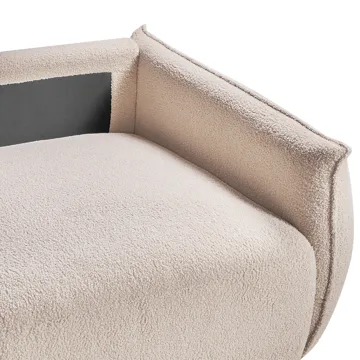 Modulsofa 2-seter Mesnali - Beige - Møbler - Sofaer - Modulsofaer - Komplett modulsofa